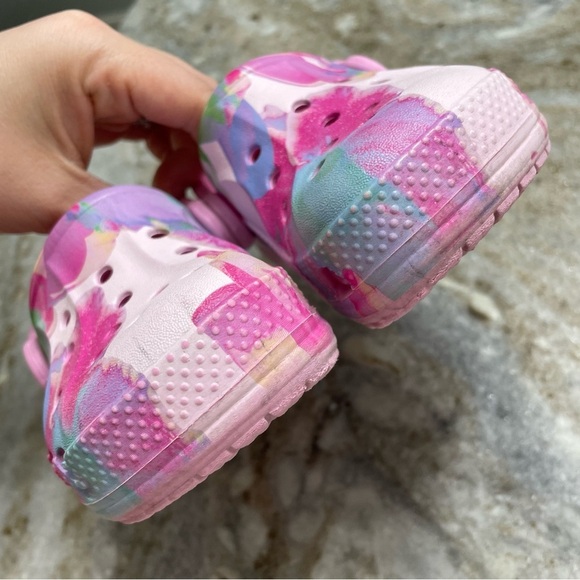 Crocs Baya Seasonal Floral Printed Clog - KIDS size C 7 - Picture 5 of 8